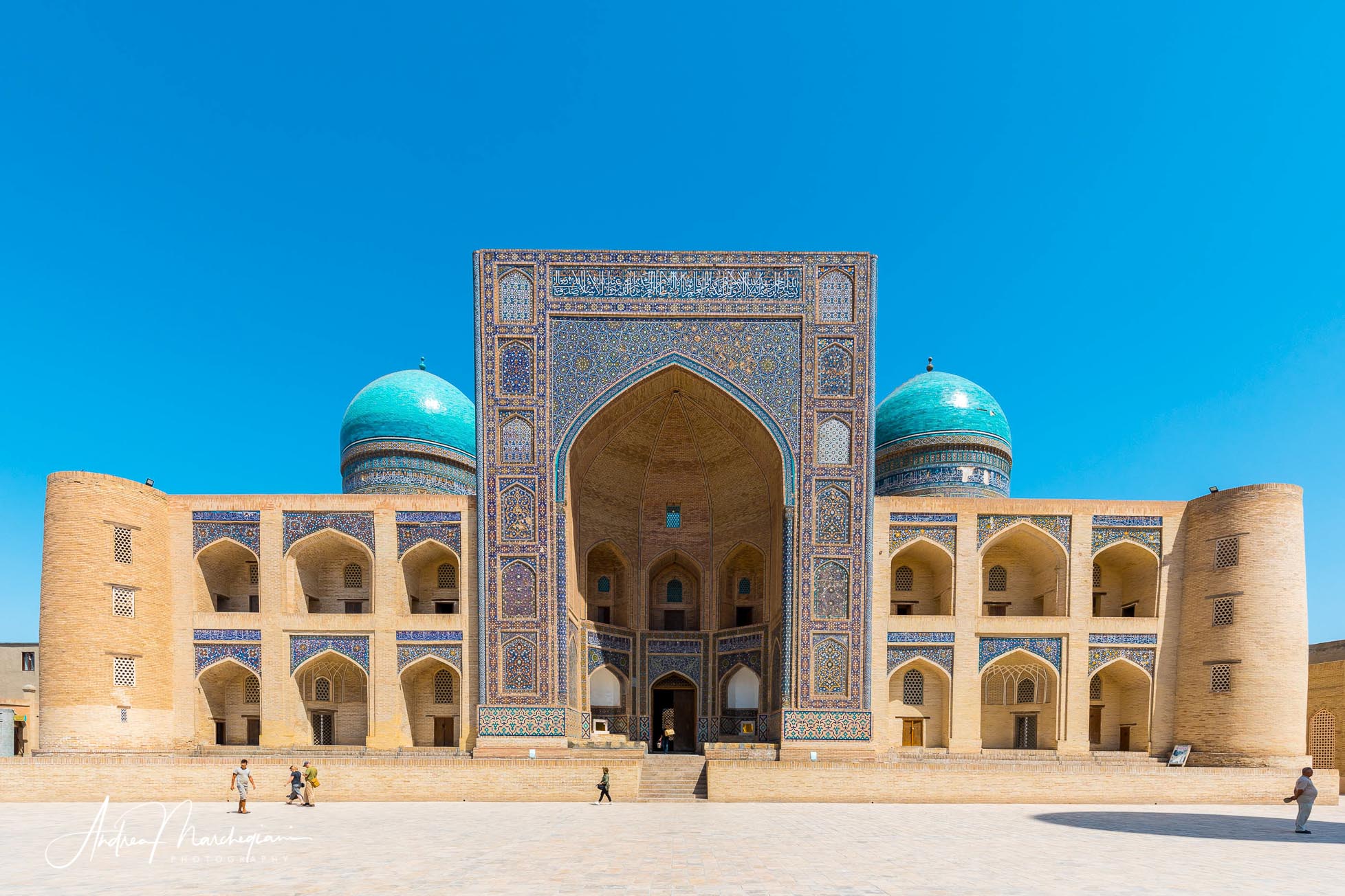 Facciata, Madrasa Mir-i Arab, Bukhara, Uzbekistan
